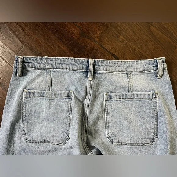 KanCan Pleated + Tapered Fit Barrel Denim - Picture 10 of 11